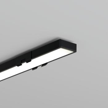 Edelstahl-Montageclips in Schwarz für professionelle LED-Installationen
